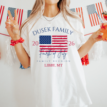 Load image into Gallery viewer, Dusek family reunion tshirts
